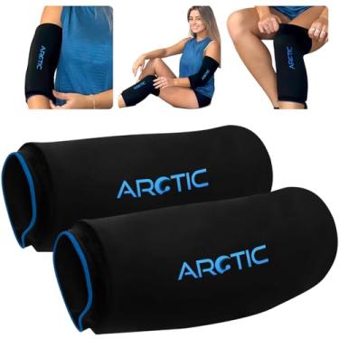 Imagem de Arctic Neck Relief Pacote Dois | Envoltório Para Bolsa De Gelo Para Cotovelo E Pacote De Gelo Para Joelho - Mangas De Gelo Em Gel Reutilizáveis, Bolsa De Gelo Para Cotovelo, Bolsa De Gelo Para Joelho,