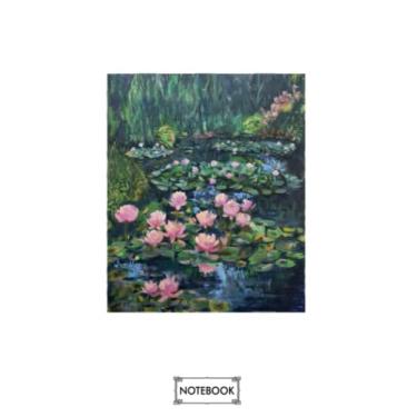 Imagem de Flower Lakes G85874 Notebook: Planner, Diary, 6x9 120 Pages, Matte Finish Cover, Lined College Ruled Paper, Journal