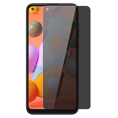 Imagem de UPONEW Pacote com 2 para Samsung Galaxy A11 A115 SM-A115 SM-A115 Protetor de tela de vidro temperado antiespião rigidez 9H protetor de tela de vidro frontal