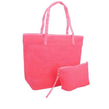 Imagem de Bolsa de Ráfia Marilsa Bauarte, Rosa