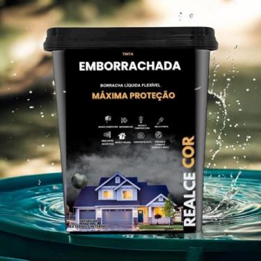 Imagem de Tinta Emborrachada Borracha Líquida 14KG REALCECOR Parede, Laje, Reboc