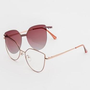 Imagem de Armação De Óculos De Grau Clip On / Milca-Feminino