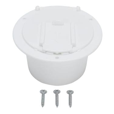 Imagem de Cordão de Alimentação RV Tampa de Proteção Protetora Proteção à Prova de Intempéries Hatch para a Barraca de Tenda de Viagem Garagem para Motorhome (WHITE)