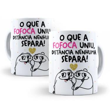 Imagem de Caneca de Cerâmica Personalizada 325ml Flork Amigas - ILBN