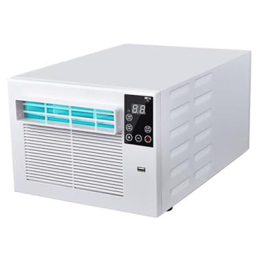 Imagem de Ar condicionado portátil, pequeno refrigerador de ar de 1870 BTU com luz, baixo consumo de energia de 0,4 HP, sem necessidade de instalação, adequado para acampamento ao ar livre, quarto, cozinha