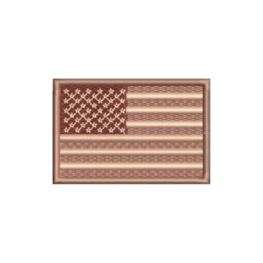 Imagem de BP0055-004 Bandeira Estados Unidos Bordado 7,5×5,0cm (D-Arquivo Matriz para bordar.)