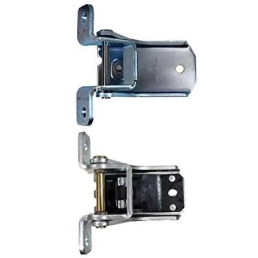 Imagem de Porta dobradiça para porta DH-FO6903LU-F da PT Auto Warehouse – frontal (serve para esquerda ou direita), conjunto inferior/superior