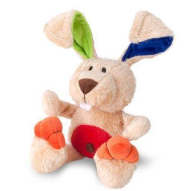 Imagem de Coelho de Pelúcia Tobias Bege 35 cm Antialérgico - CTX Pelúcia