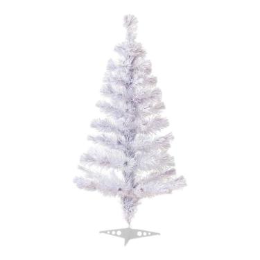 Imagem de Árvore De Natal 120cm Branca Para Enfeitar - 1 Unidade