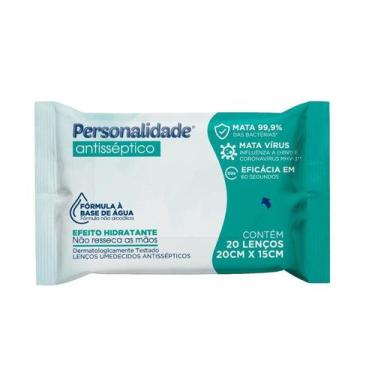 Imagem de Lenço Umedecido Antisséptico Personalidade 20 Unidades - Eurofral