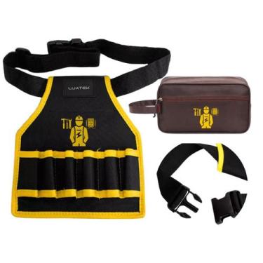 Imagem de Bolsa e Cinto Porta Ferramentas Cartucheira Resistente - Mormino