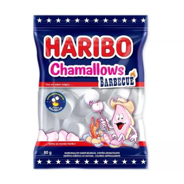 Imagem de Marshmallow Chamallows Barbecue Haribo 80g