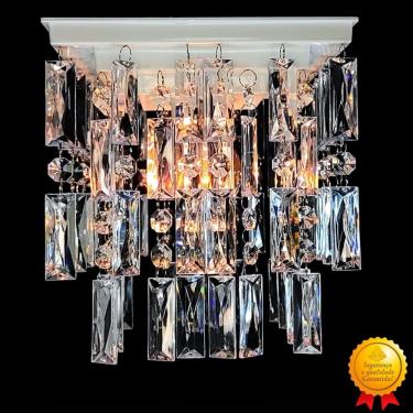 Imagem de Lustre para Cozinha Luminaria de Teto Paflon Decoração Casa 19x19cm