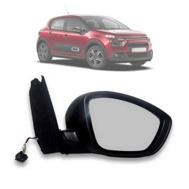 Imagem de Retrovisor citroen C3 smart 2023 eletrico pisca passageiro Sensor Temperatura