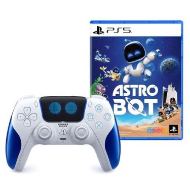 Imagem de Controle PS 5 sem fio DualSense Astro Bot + Jogo Astro Bot - Sony