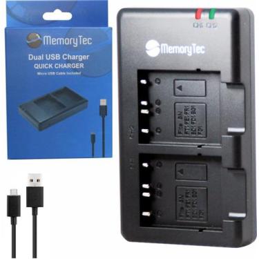 Imagem de Carregador Duplo NP-BG1NP-FG1 Para DSC-W30 W35 W50 W55 W70 W90 - para 