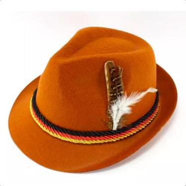 Imagem de Chapéu Alemão Preto Verde ou Marrom Adulto pra Fantasia Autentica de T