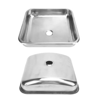 Imagem de 304 Pia de RV Em Aço Inoxidável 13 X 13 X 3,1 Polegada de Cozinha de Cozinha Batia de Lavagem Com 40 Mm de Drenagem - Ideal para Caminhões de Comida, Camppervans e Motorhomes