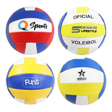 Imagem de Bola de Vôlei Oficial, 22cm, PVC, Vinil, para Praia e Quadra, 280g