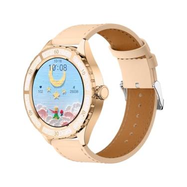 Imagem de Relógio Smartwatch Feminino com 3 Braceletes+Pulseira-Kit Presente Feminino Criativo, Com iOS/Android,IP67, Telas Personalizáveis, Cartão de acesso NFC, Diversos Modos Esportivos,7 Dias de Bateria(36)