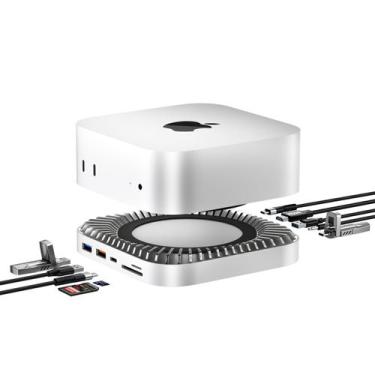 Imagem de Stand Hub de docking station com gabinete SSD para Mac Mini M4 - GIISS