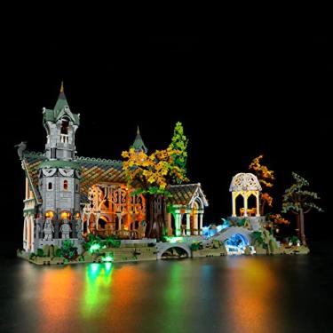Imagem de BRIKSMAX Led Lighting Kit for LEGO-10316 LOTR Rivendell - Compatible with Lego Icons Building Blocks Model- Not Include Lego Set