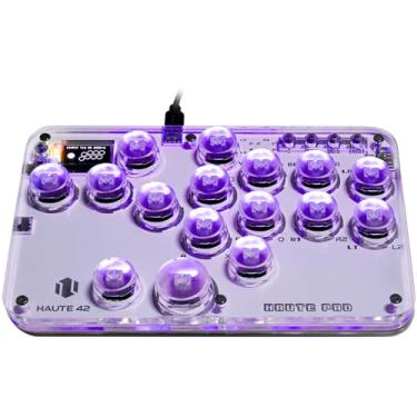 Imagem de JZW-Shop Arcade Stick G16, All-Button Arcade Controller for Switch/PC/PS4/PS3 /Steam Deck, Arcade Fight Stick Game Keyboard with Turbo & Custom RGB, Supports Hot-Swap & SOCD
