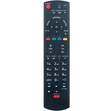 Imagem de Controle remoto de substituição N2QAYB000779 para Panasonic Viera TV TC-L60E55 TCL60E55 TC-60LE554 TC60LE554