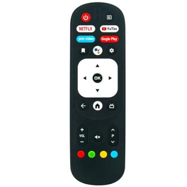 Imagem de Controle remoto de voz de substituição RM-C3287 compatível com JVC Smart Android TV