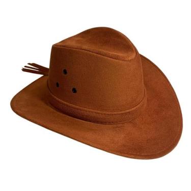 Imagem de Chapéu Cowboy Adulto Modelo Clássico Em Feltro - Bogu By Siss, Marrom