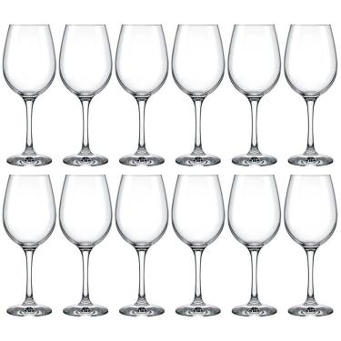 Imagem de Conjunto De Taças Para Vinho Nadir Barone 385 Ml 12 Peças Transparente