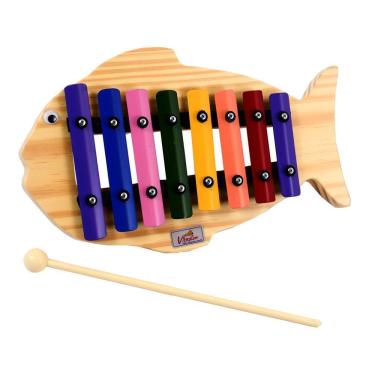 Imagem de Metalofone Infantil - Peixe - P2234 - Vibratom