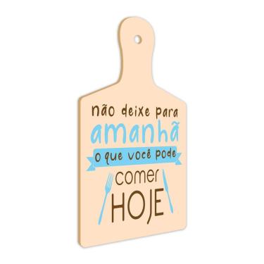 Imagem de Placa Tabua De Carne Cozinha Mdf3Mm