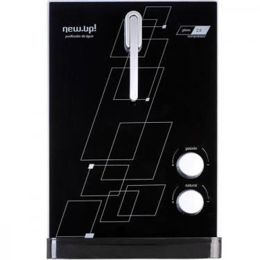 Imagem de Purificador de água New.up Glass Preto 127V - New.Up!, Preto, 110V