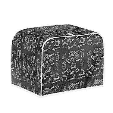 Imagem de NETILGEN Capa Para Máquina De Pão - Serve Na Maioria Das Torradeiras Padrão 4 Fatias, À Prova Poeira, Preta