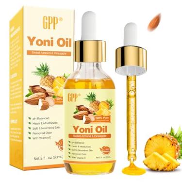 Imagem de GPP Sabonete Líquido Natural Yoni Oil Para Mulheres, Equilíbrio De Ph E Umidade, Pelos Encravados Vaginais Femininos, Fórmula Nutritiva Hidratante Todos Os Tipos Pele, Cuidados Com Vitamina (Abacaxi