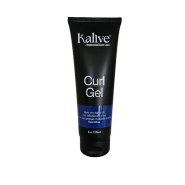Imagem de KALIVE 2 STYLE Gel Para Cachos Masculino Kalive, 8 Oz. Cabelo Masculino, Qualidade Em Produtos Masculinos, Define Cachos, Reduz O Frizz, Realça Ondas Naturais, Ou Permanentes.