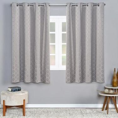 Imagem de Cortina Dallas 4,00m x 2,50m Jacquard Sala Quarto Apartamento Tecido A