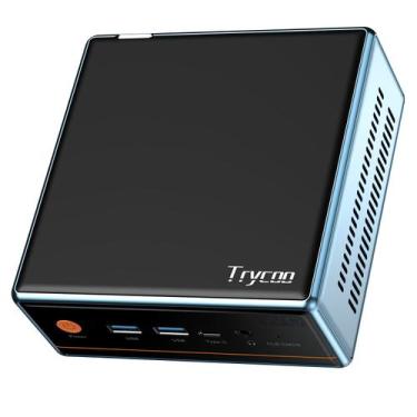 Imagem de Mini PC Trycoo WO4 AMD Ryzen 5 5500U 16 GB de RAM 512 GB SSD 4K