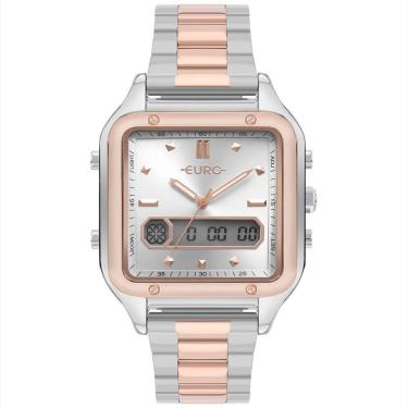 Imagem de Relógio Euro Feminino Fashion Fit Sporty Bicolor - Eubj3890aau-4j Eubj3890aau-4j