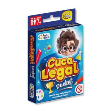 Imagem de Jogo de cartas Cuca Legal Pocket 55 cartas com 220 perguntas - Pais e 