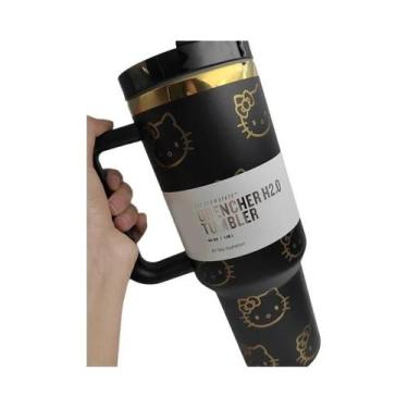 Imagem de Garrafa Térmica De Aço Inoxidável De Grande Capacidade (1,18L) Com Iso