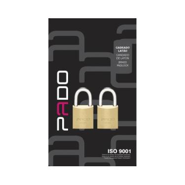 Imagem de Cadeado Pado 2e-20mm (2 Msm Segr/4 Chaves Iguais) Bl