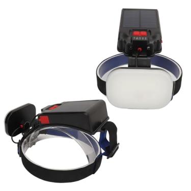 Imagem de Farol de Pesca, Farol LED à Prova D'água USB Movido a Energia Solar Farol Alimentado por Bateria 1200LM LED Ultra Brilhante 3 Modos de Iluminação Sensor para Exterior