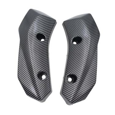 Imagem de FJMQHU Capas de radiador laterais para motocicleta, peças de reposição, protetor de carenagem frontal para FZ-07