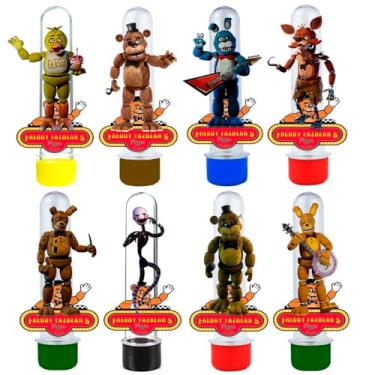 Imagem de Tubetes FNAF, Kit com 30 Unidades, Decoração de Festa Infantil