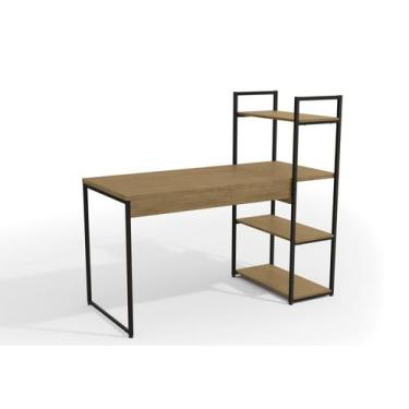 Imagem de Mesa Escrivaninha de Escritório Estilo Industrial Kappesberg LI010 cor