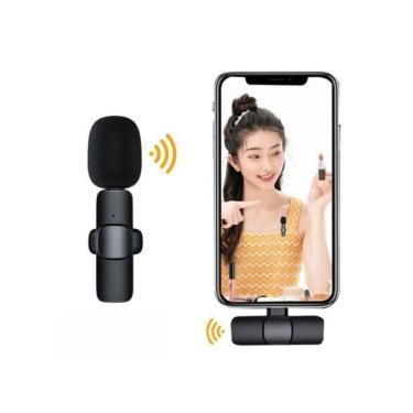 Imagem de Microfone Lapela Wireless Sem Fio Conexão Lightning Ios