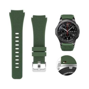 Imagem de Pulseira de Silicone 22mm para Samsung Galaxy Watch 3, Gear S3, Active