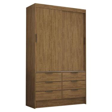 Imagem de Guarda-Roupa Sevilha 2 Portas 6 Gavetas Carioca Móveis